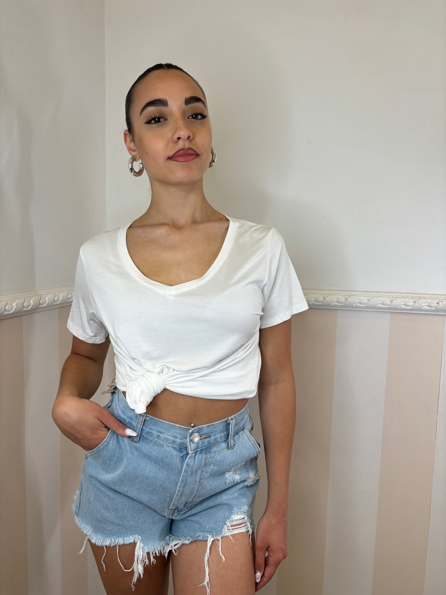 Shirt basic bianca
