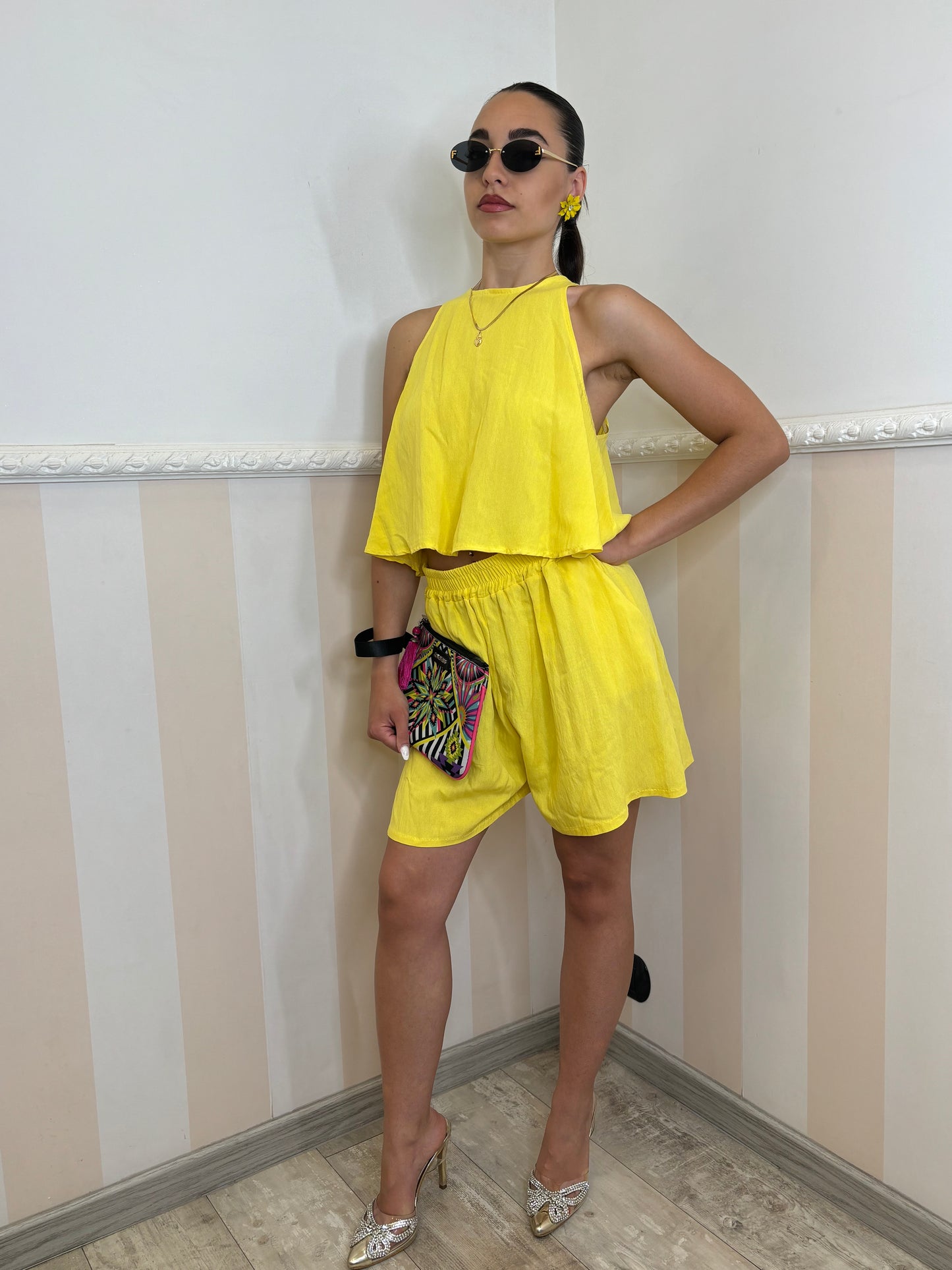 Coordinato Kesia giallo