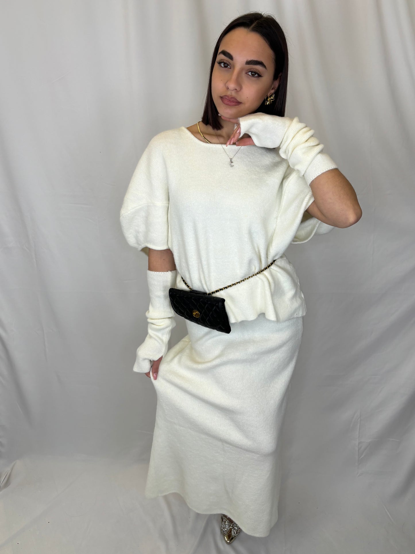 Coordinato GUANTO panna