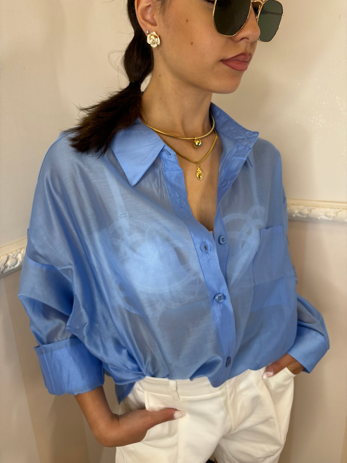 Camicia Chic azzurra