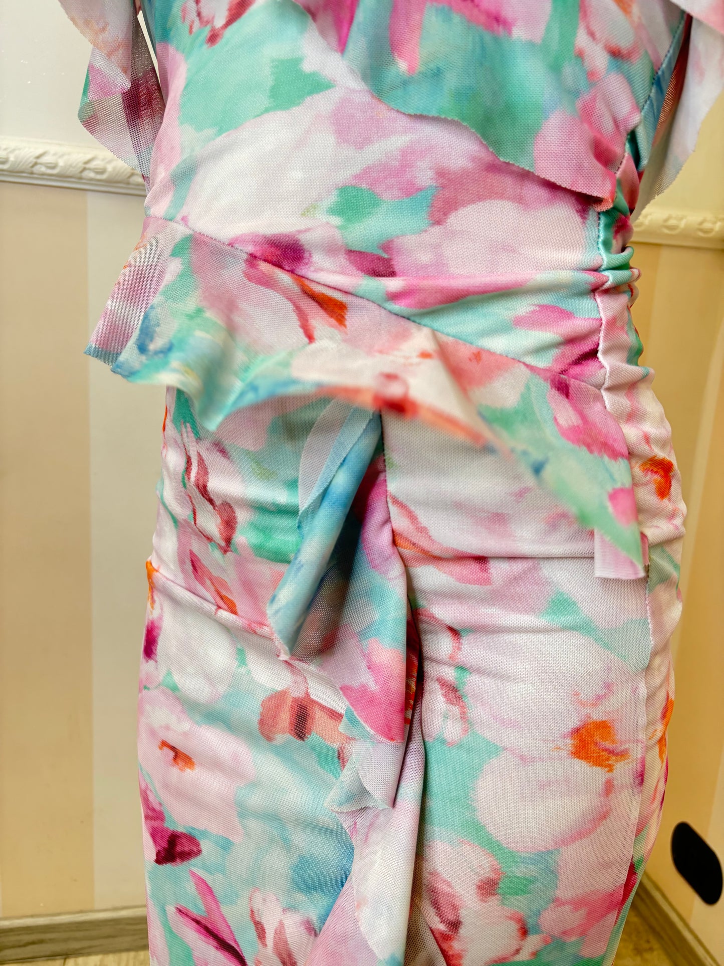 Vestito Hawaii fantasia rosa