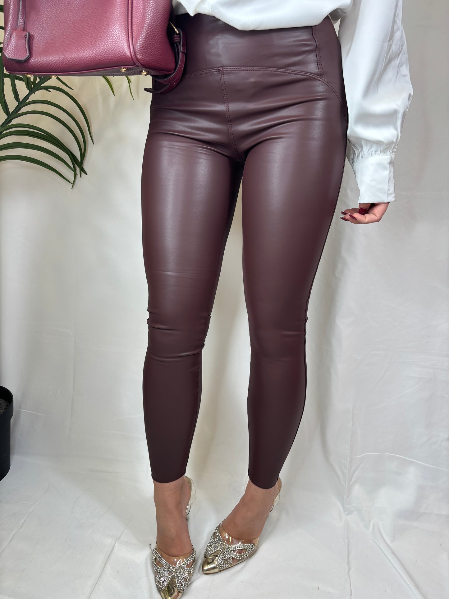 Leggings ecopelle VINACCIA