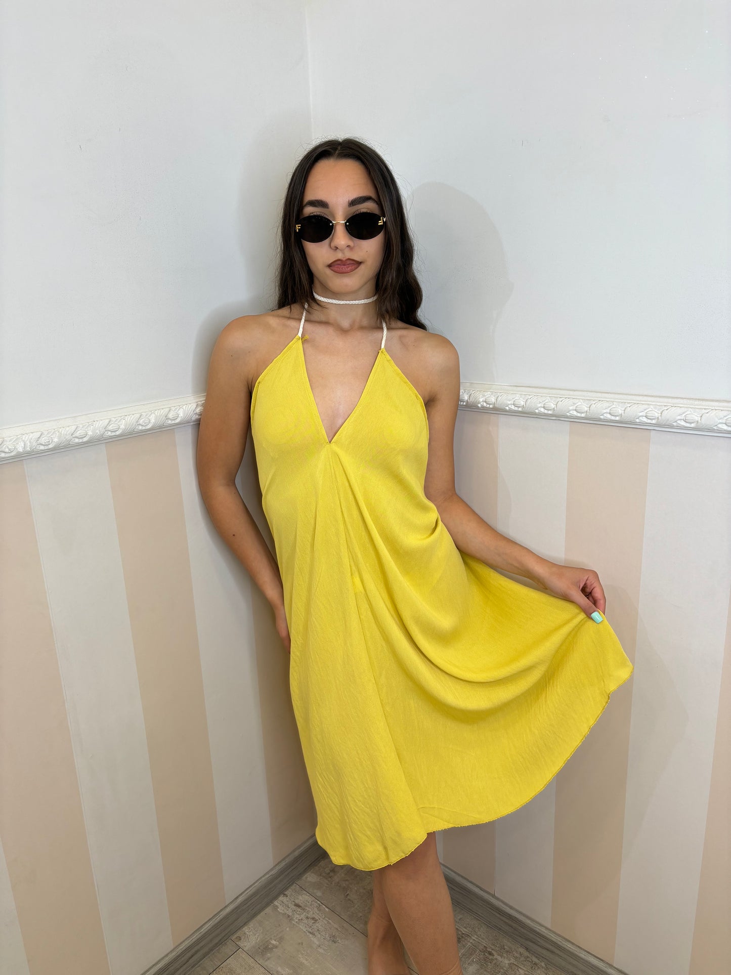 Abito THAY giallo paglino
