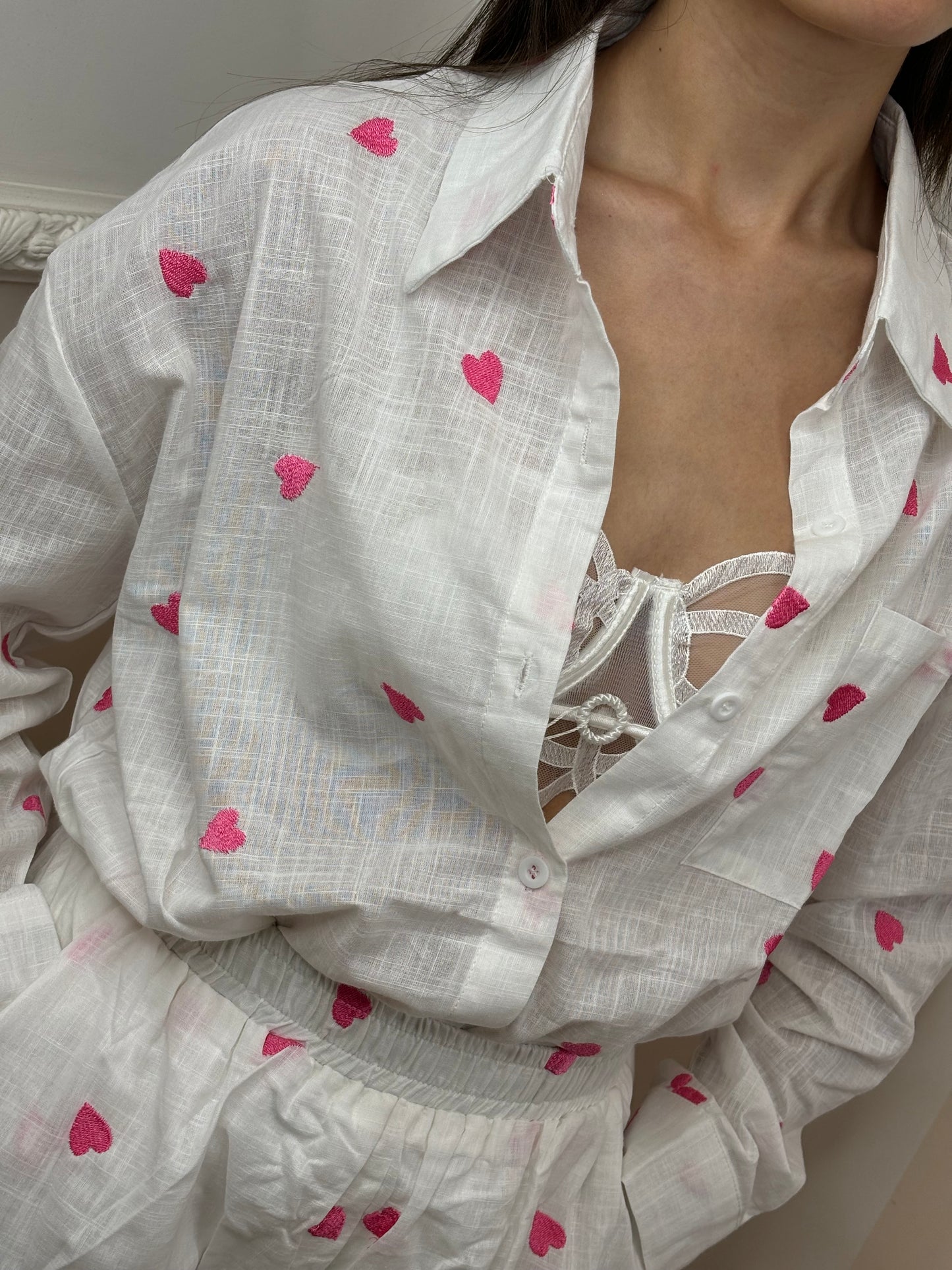 Coordinato Mon amour cuori