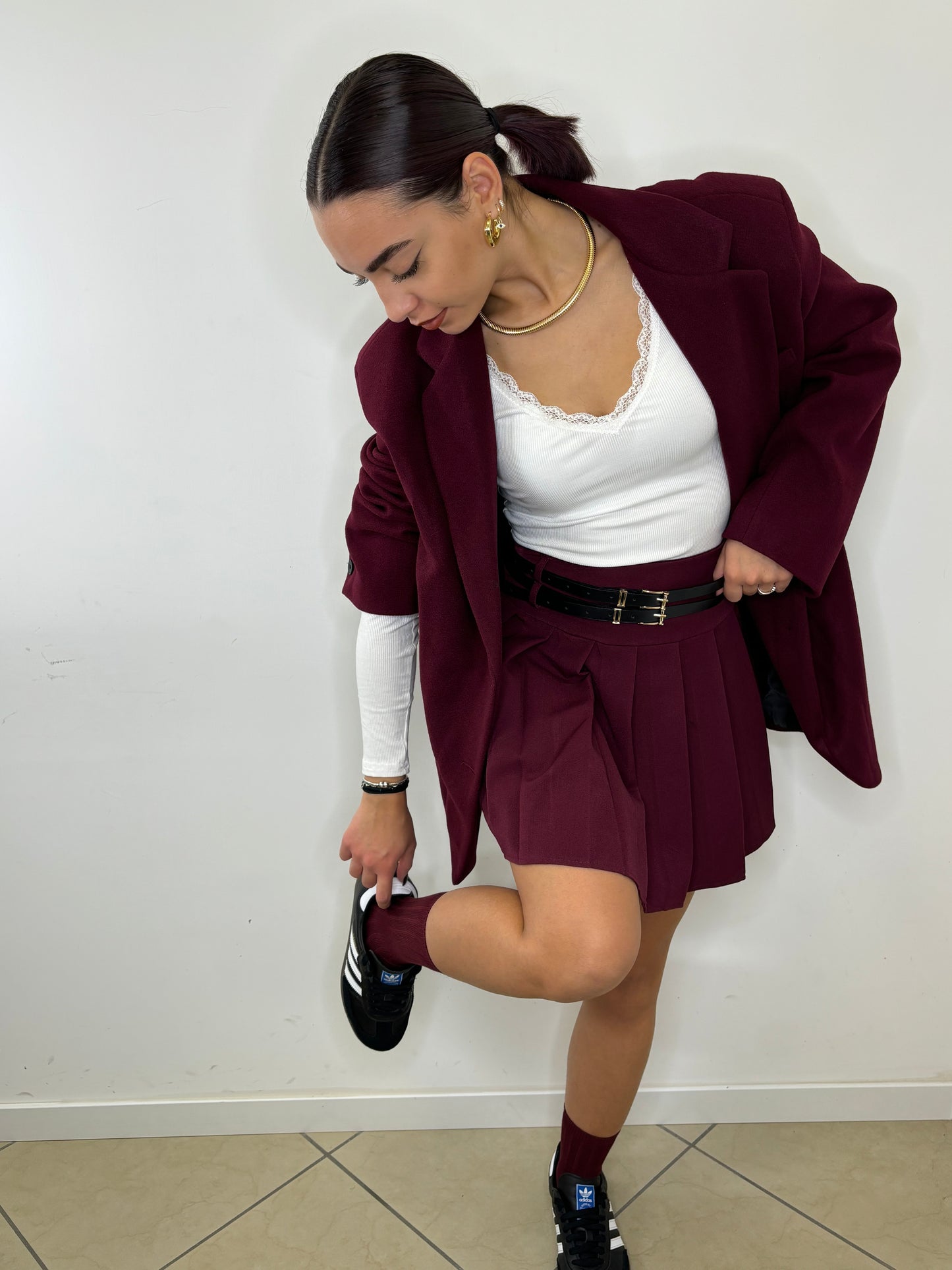 Blazer Coat bourgogne