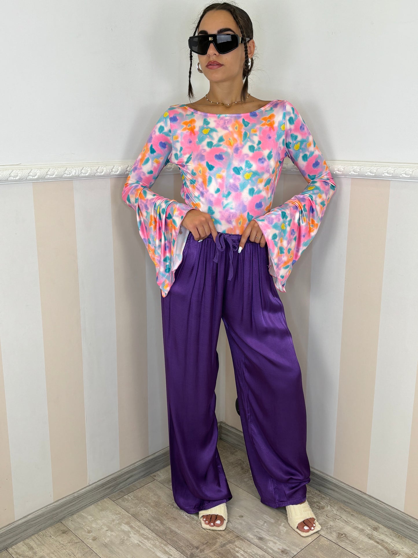 Pantalone Raso Vari Colori