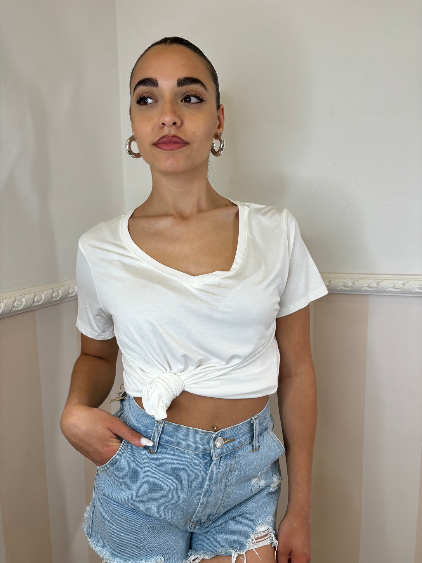 Shirt basic bianca