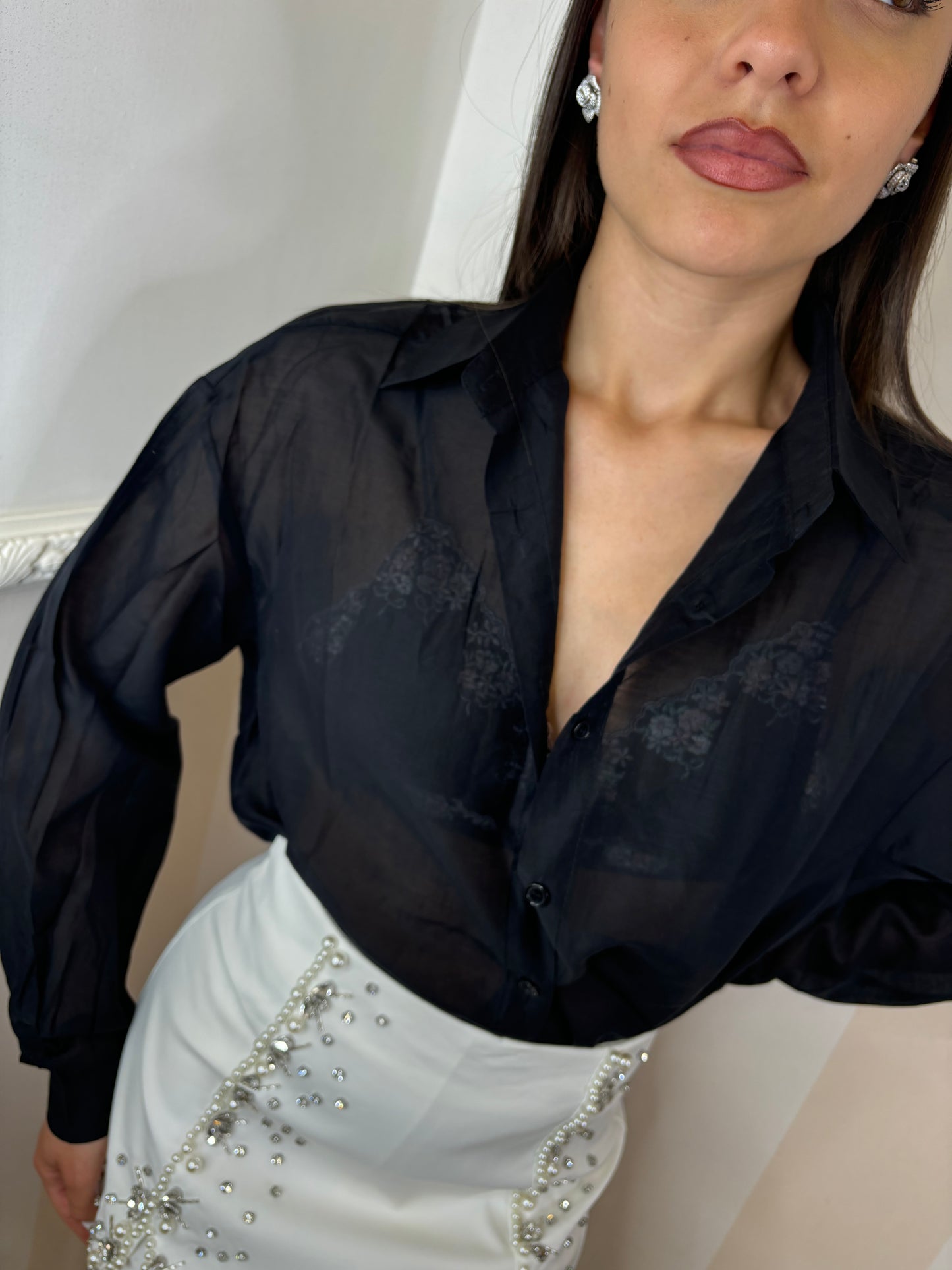 Camicia Velo nera
