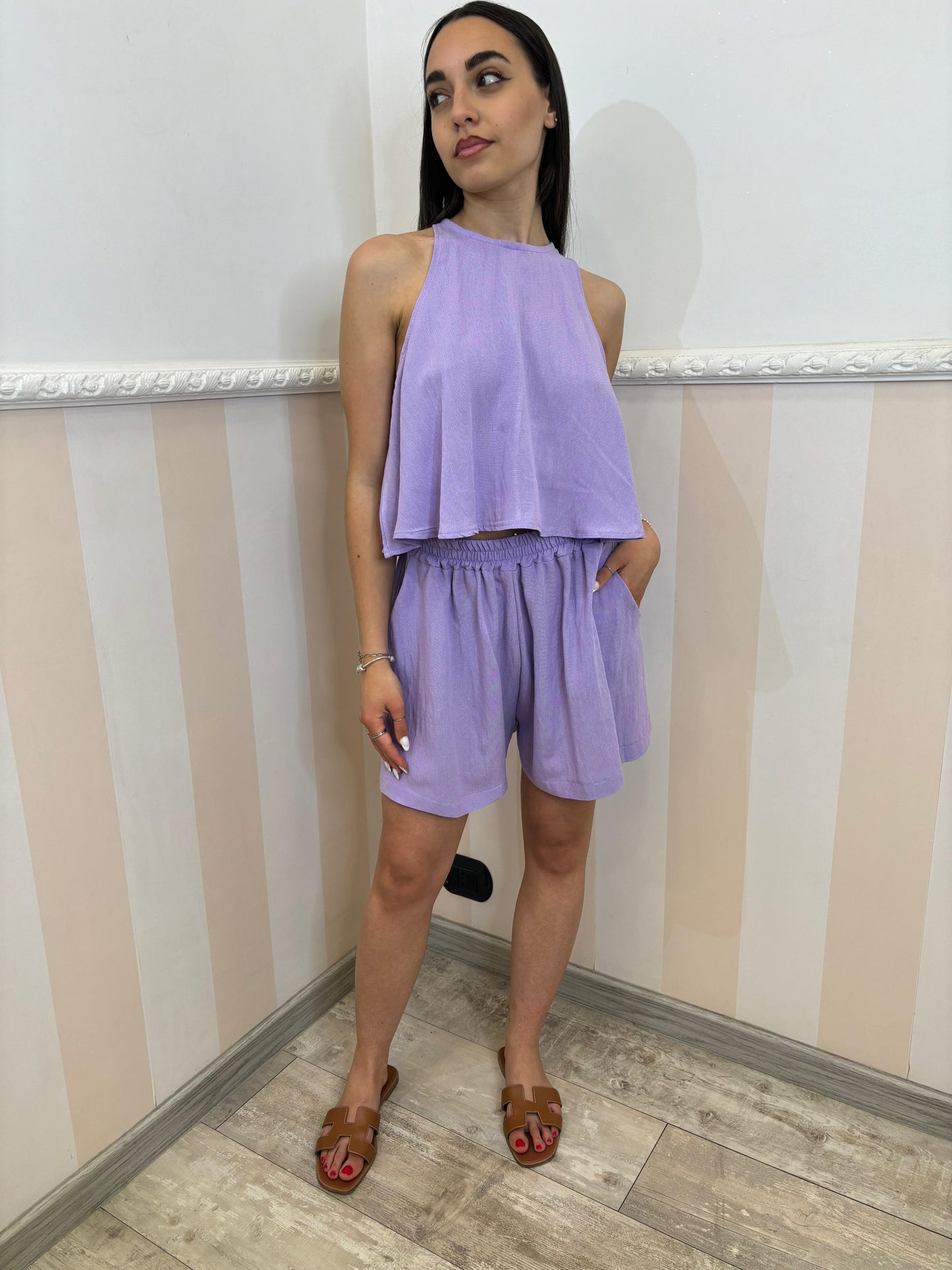 Coordinato Kesia viola
