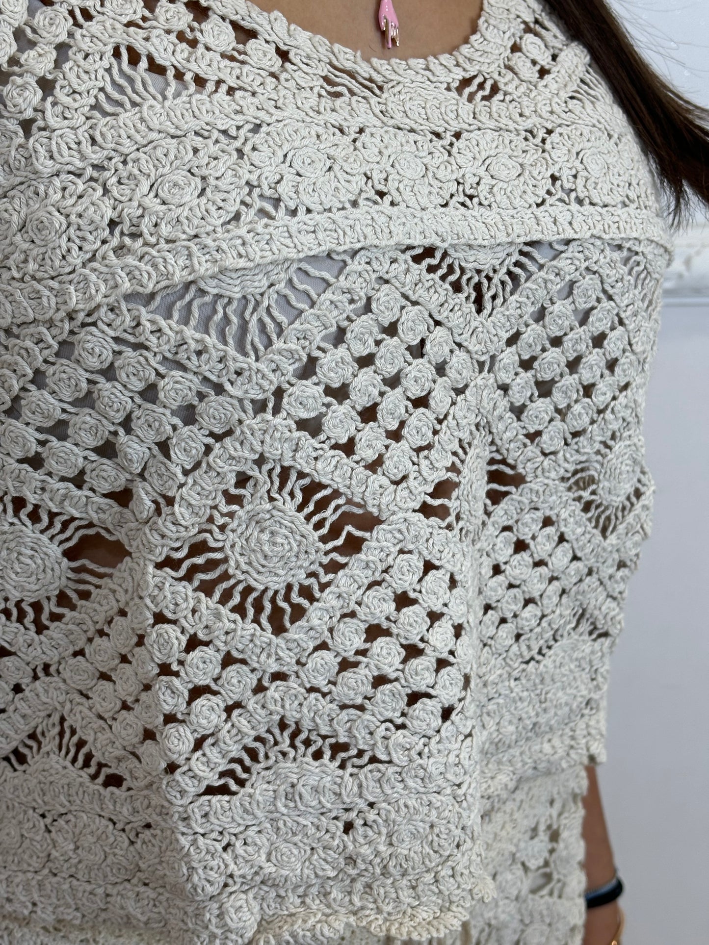 Coordinato UNCINETTO beige