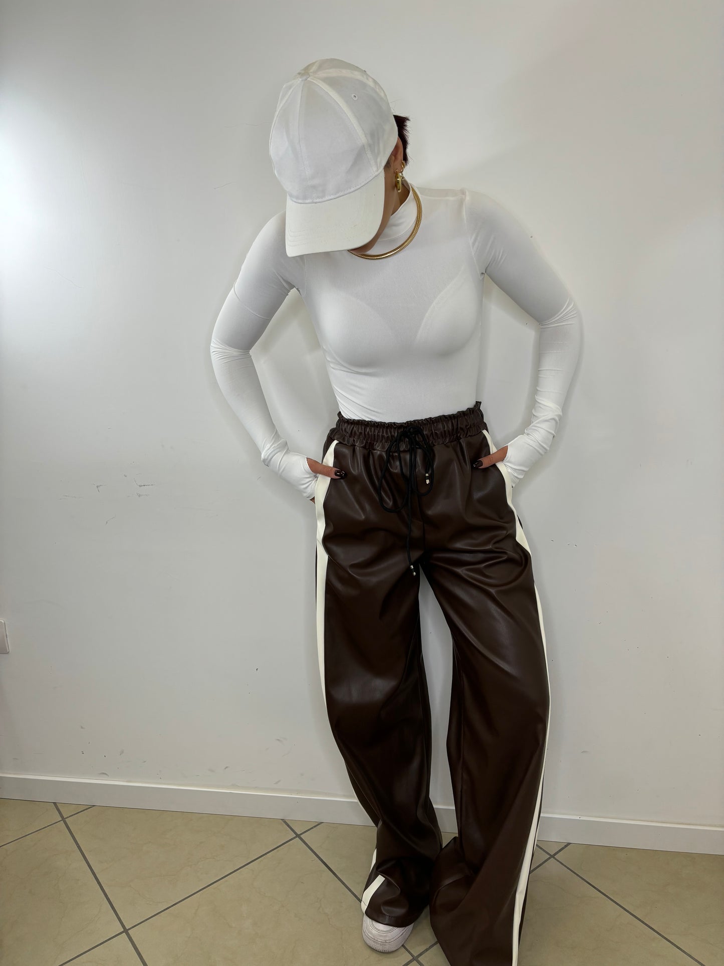 Pantalone COMFY in ecopelle
