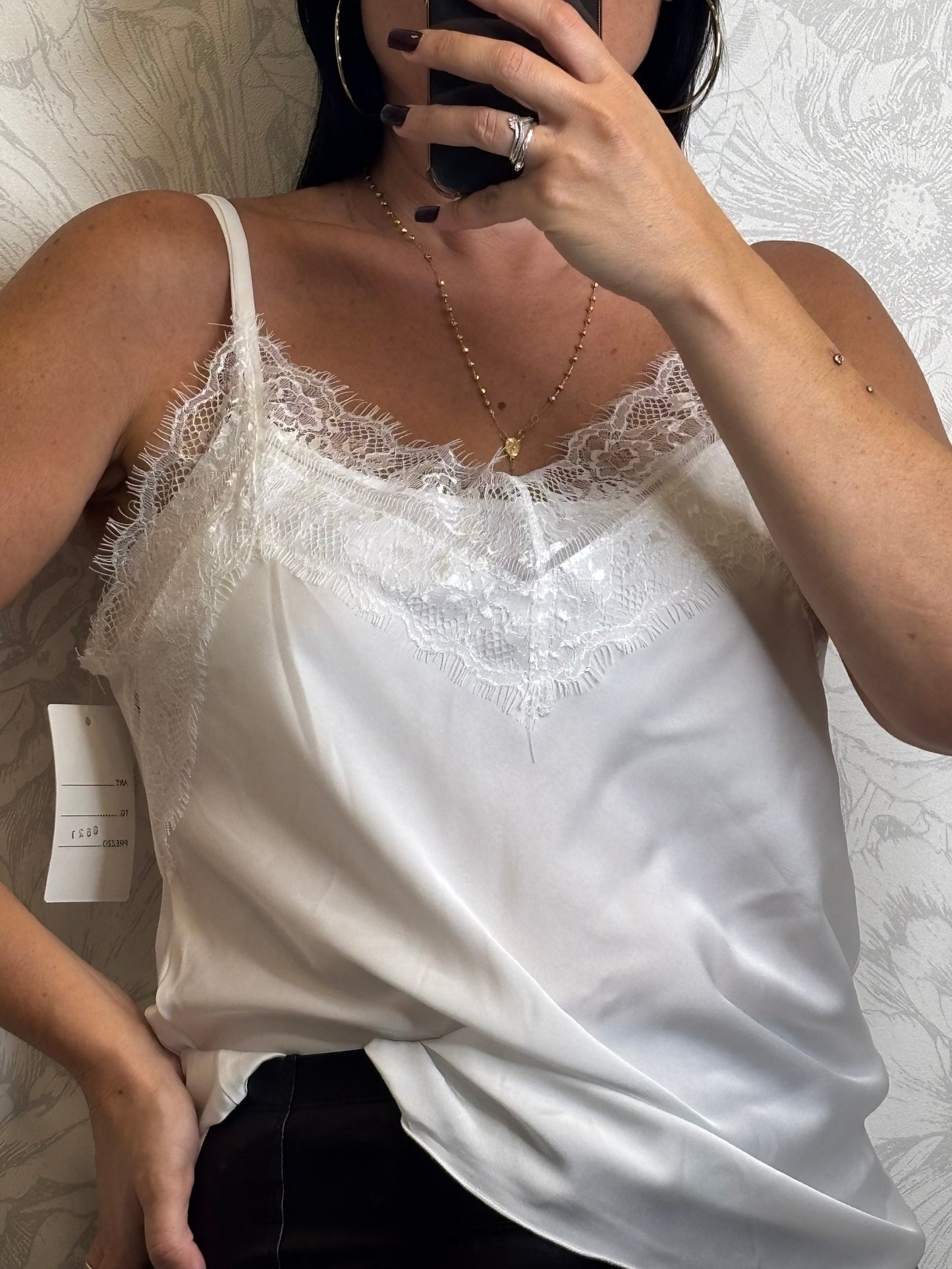 Canotta in PIZZO in vari colori