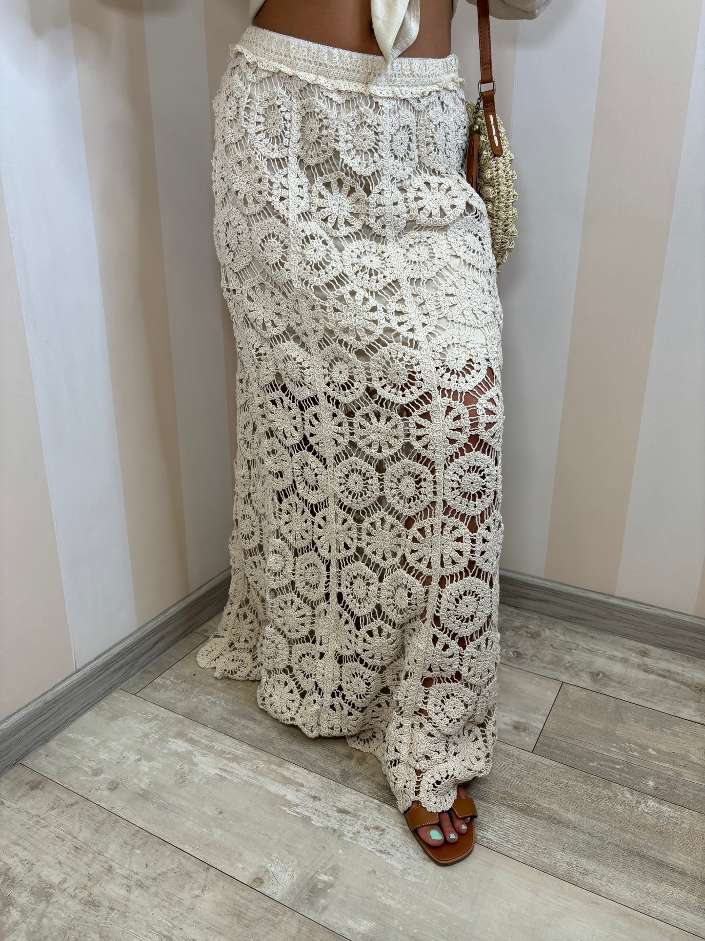 Gonna uncinetto a campana