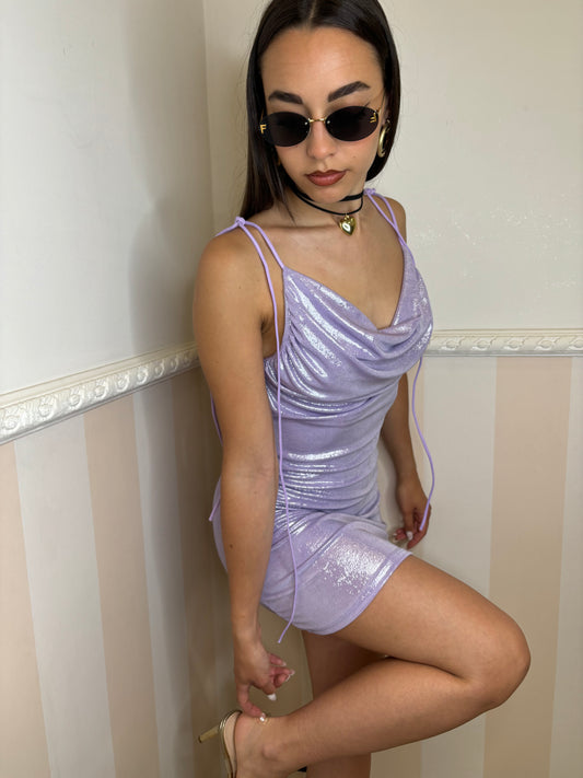 Vestito Raimbow lilla