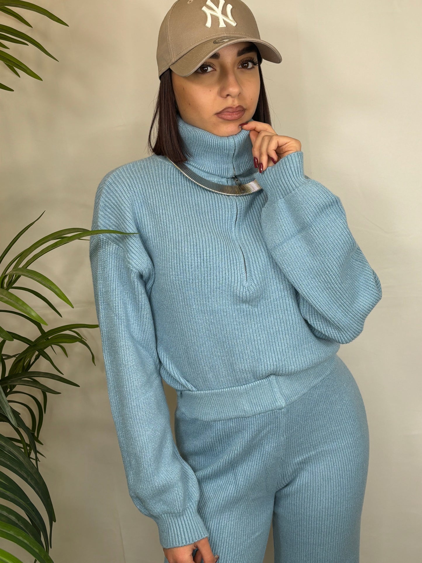 Coordinato in lana vari colori