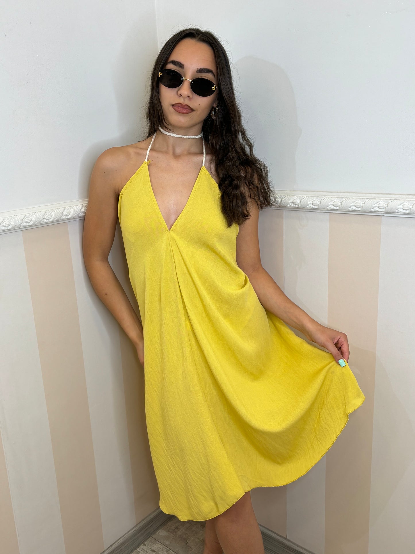 Abito THAY giallo paglino