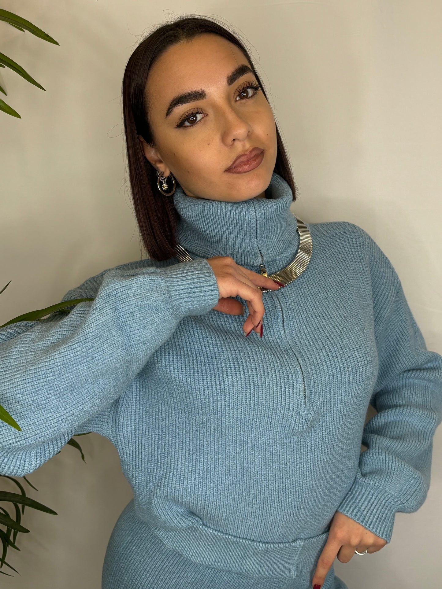 Coordinato in lana vari colori
