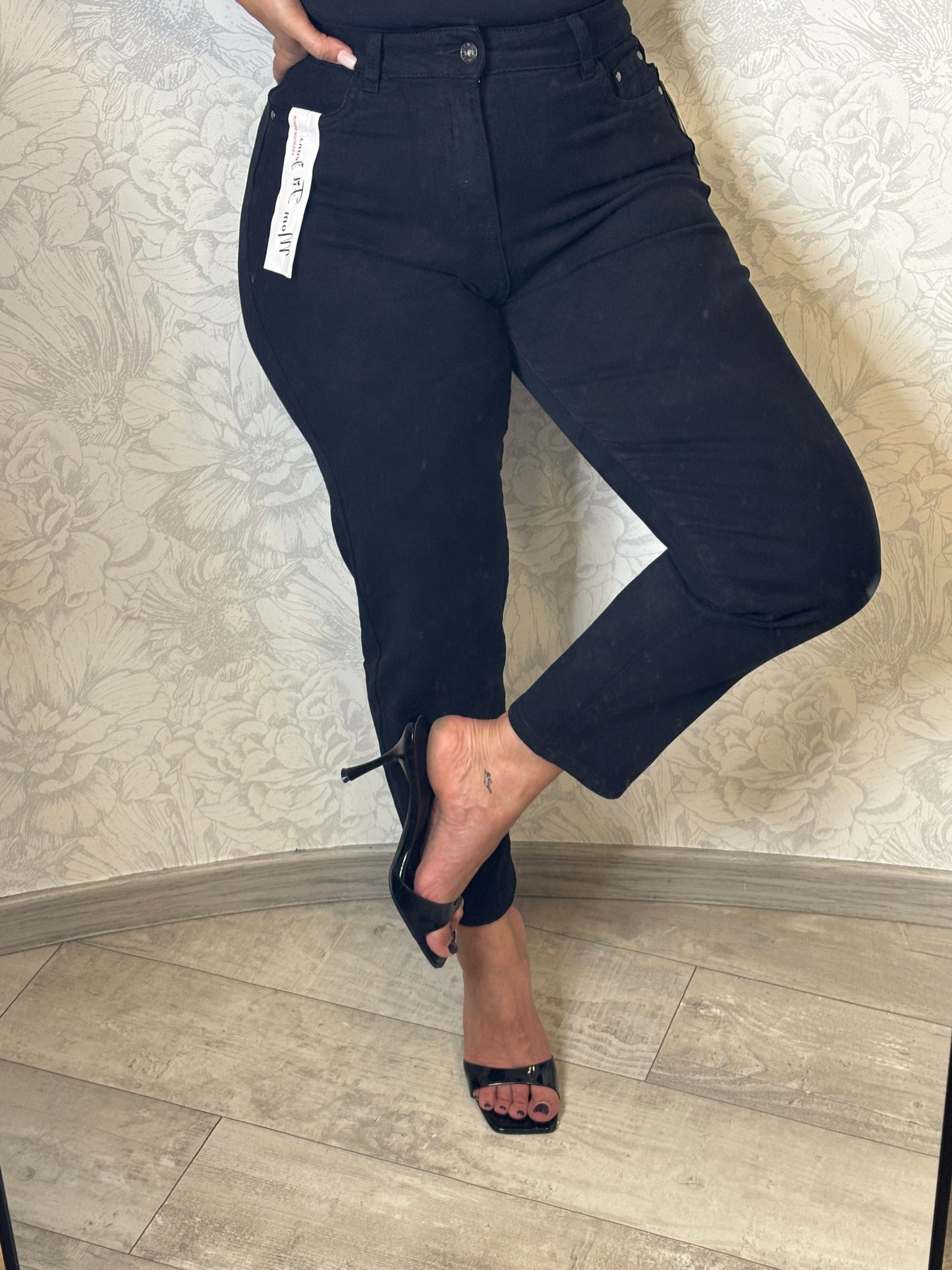 Jeans TOTAL BLACK in varie taglie