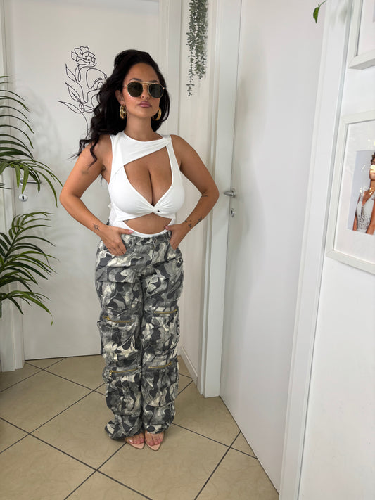 Jeans CARGO militare
