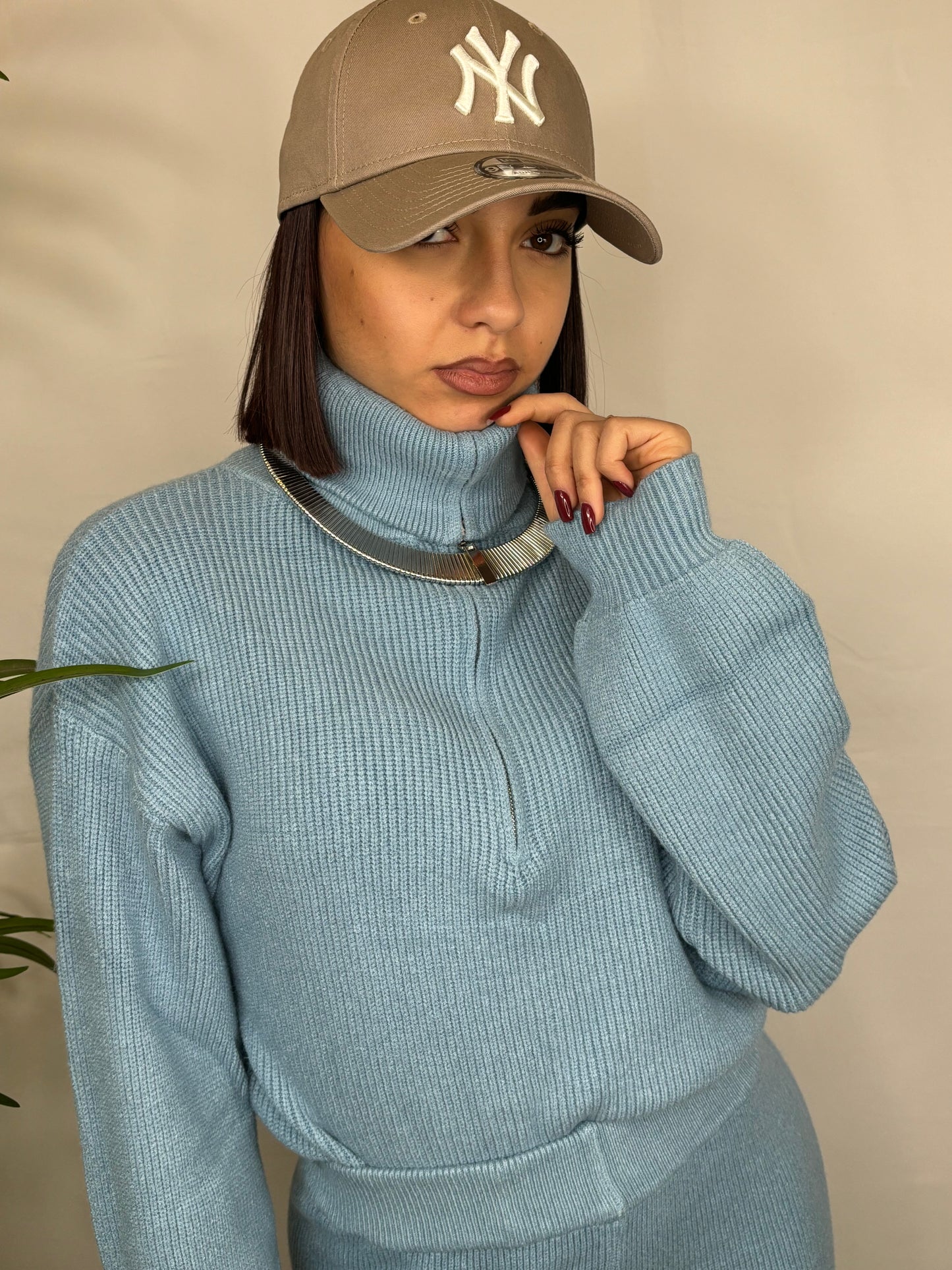 Coordinato in lana vari colori