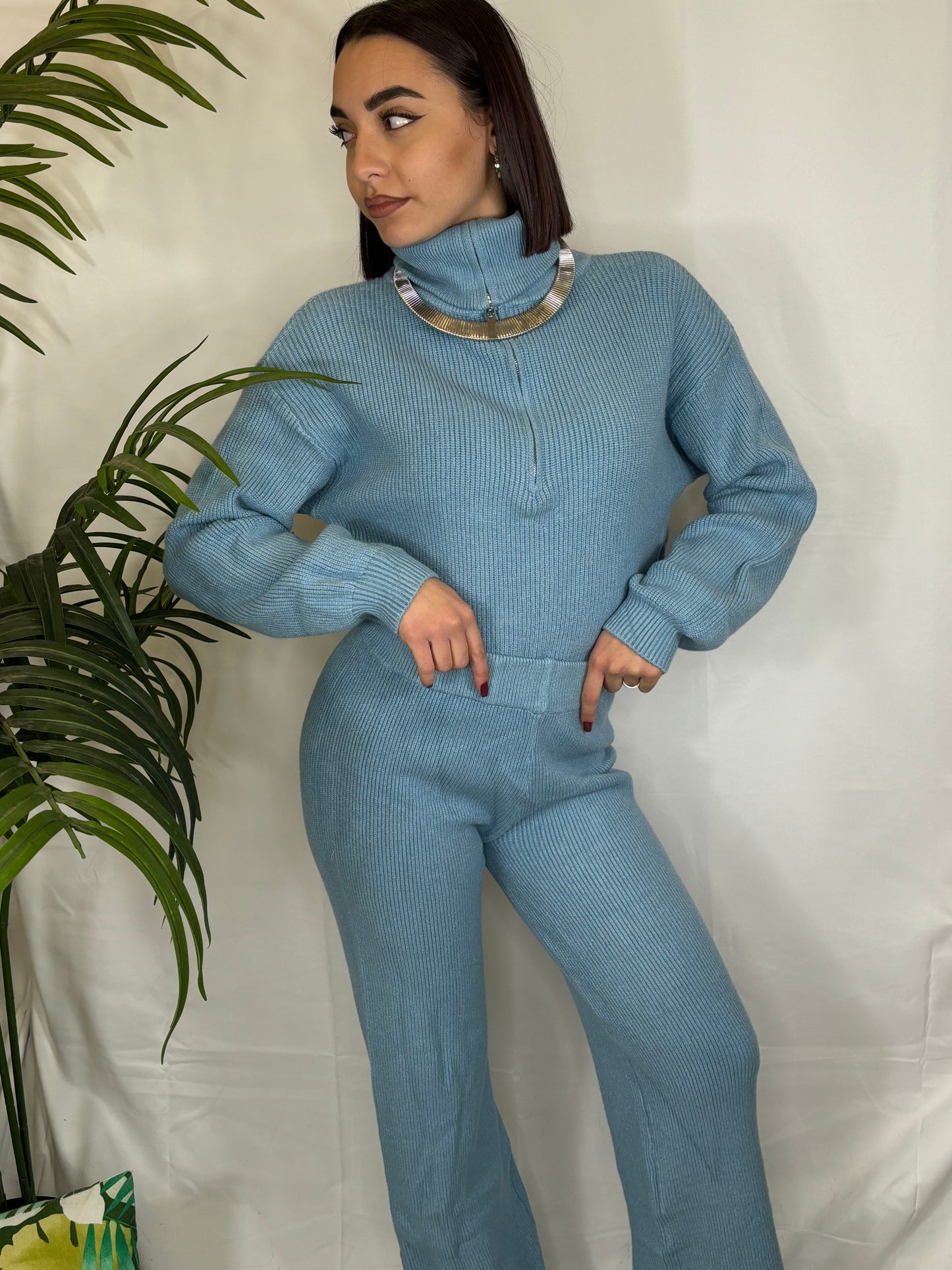 Coordinato in lana vari colori