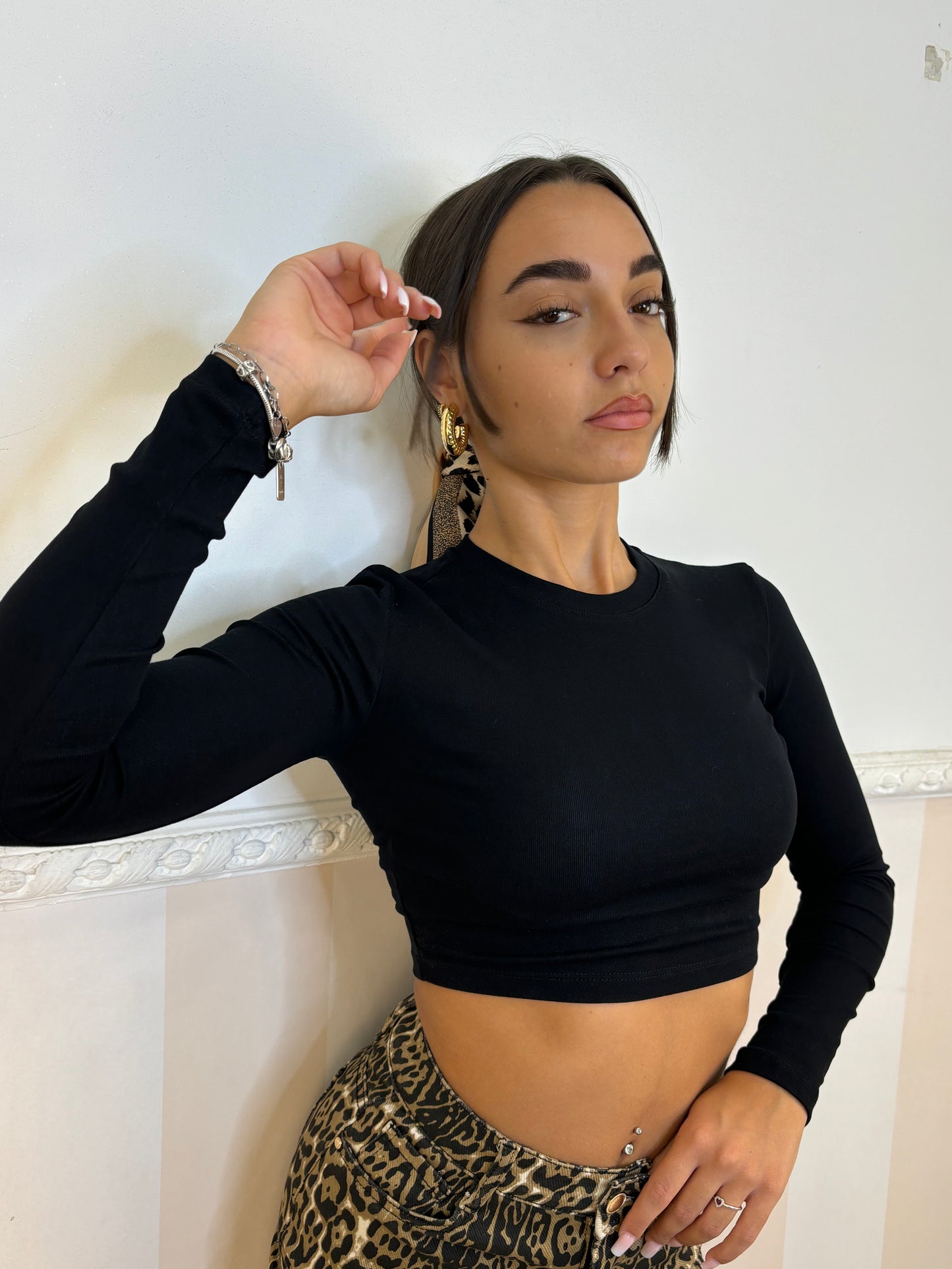 Maglia CROP BASIC vari colori LUMINA