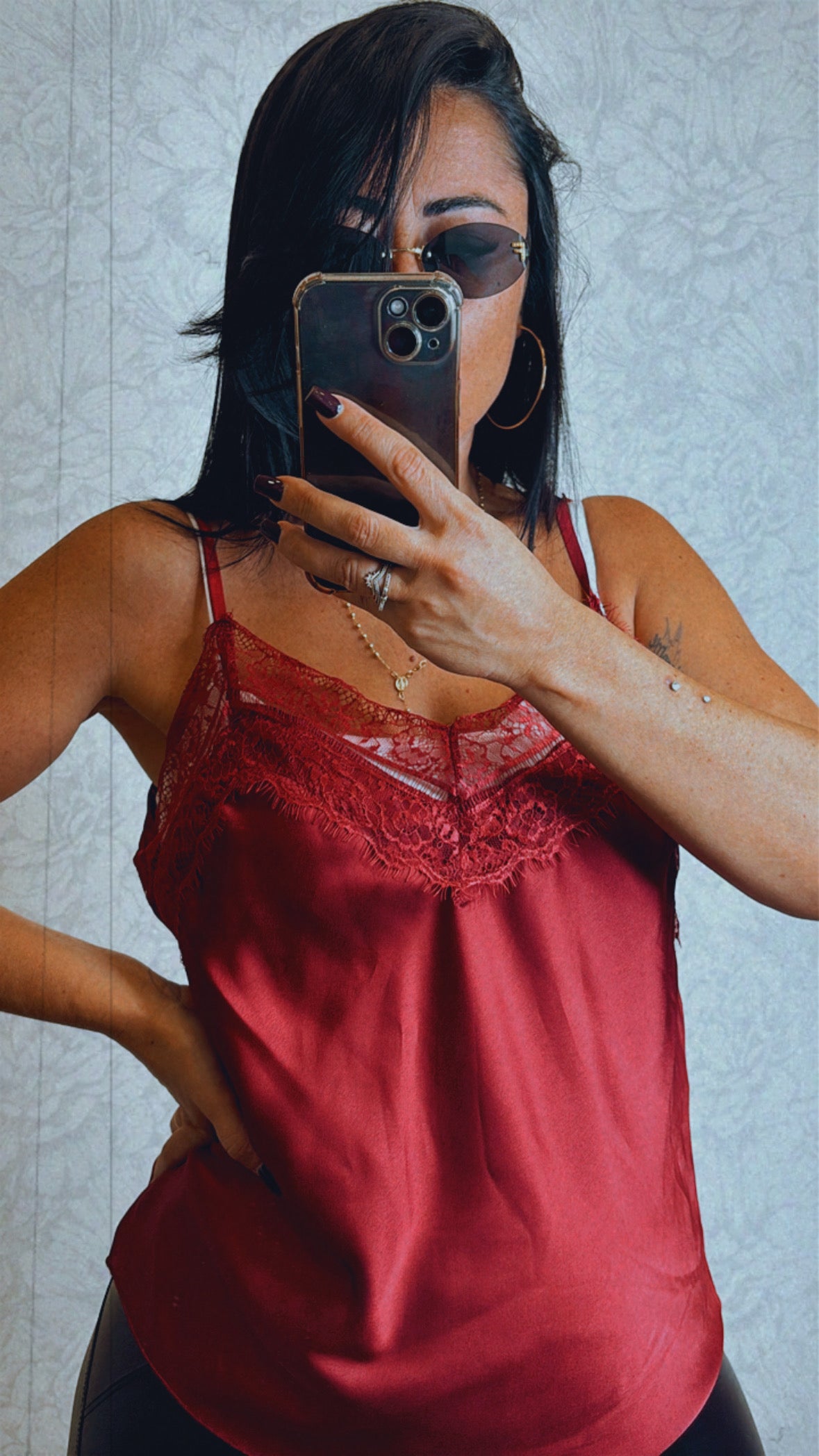 Canotta in PIZZO in vari colori