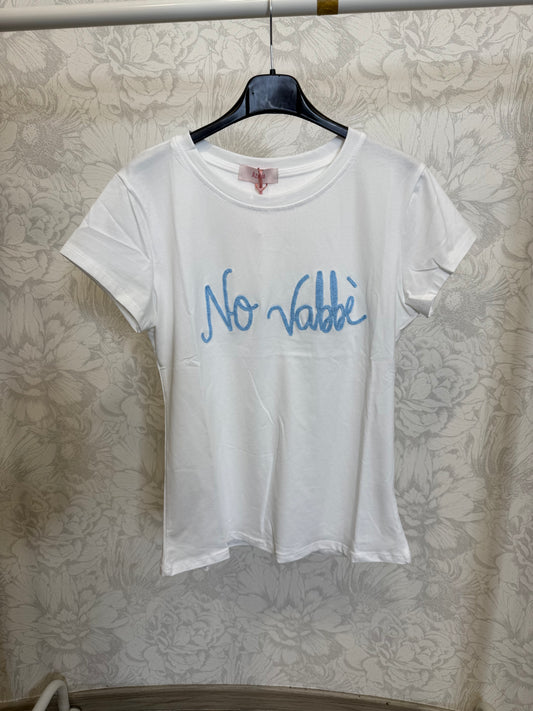 T-shirt NO VABBÈ