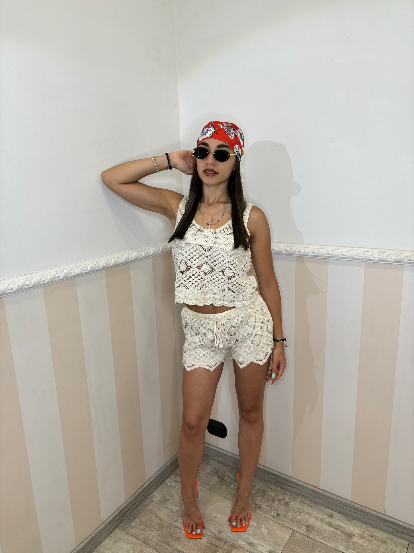 Coordinato UNCINETTO beige