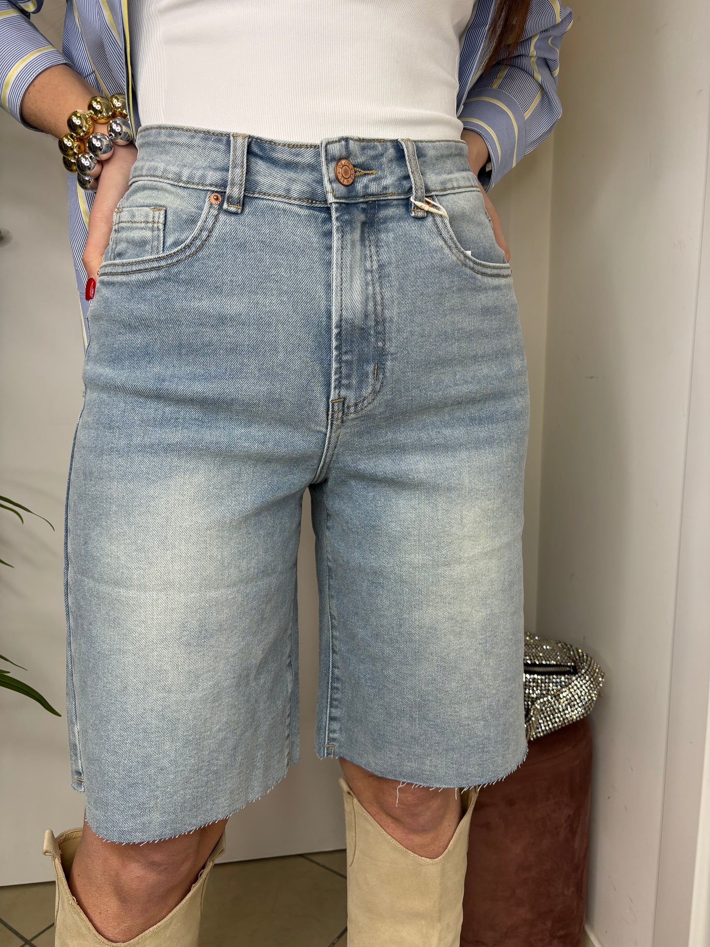 Bermuda jeans SABBIATO