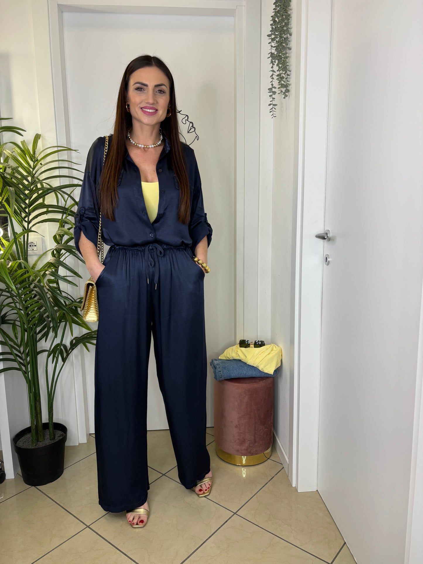 Pantalone SATIN in vari colori