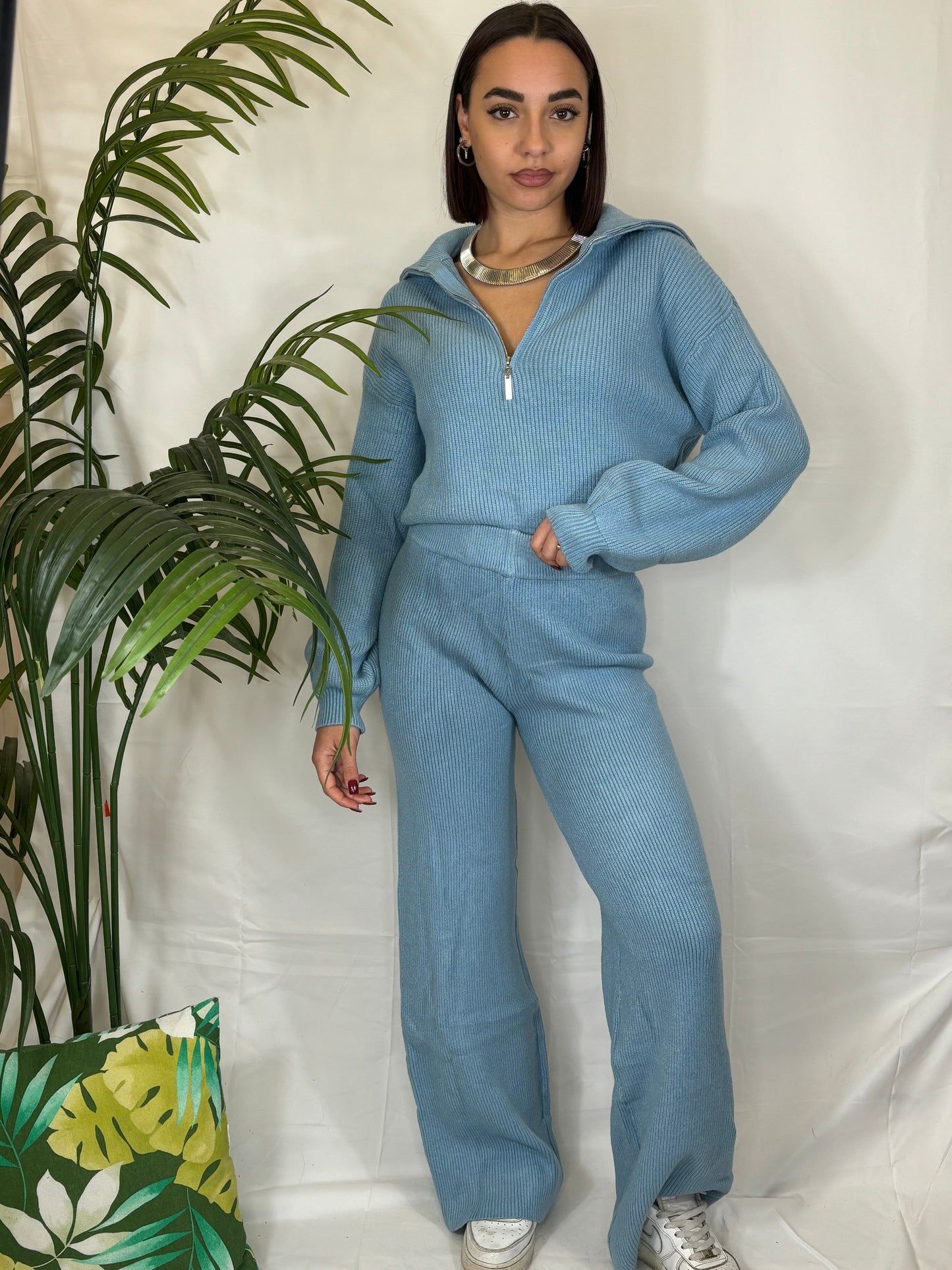 Coordinato in lana vari colori