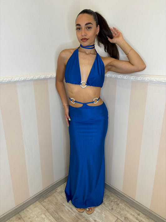 Coordinato SANTORINI blu elettrico