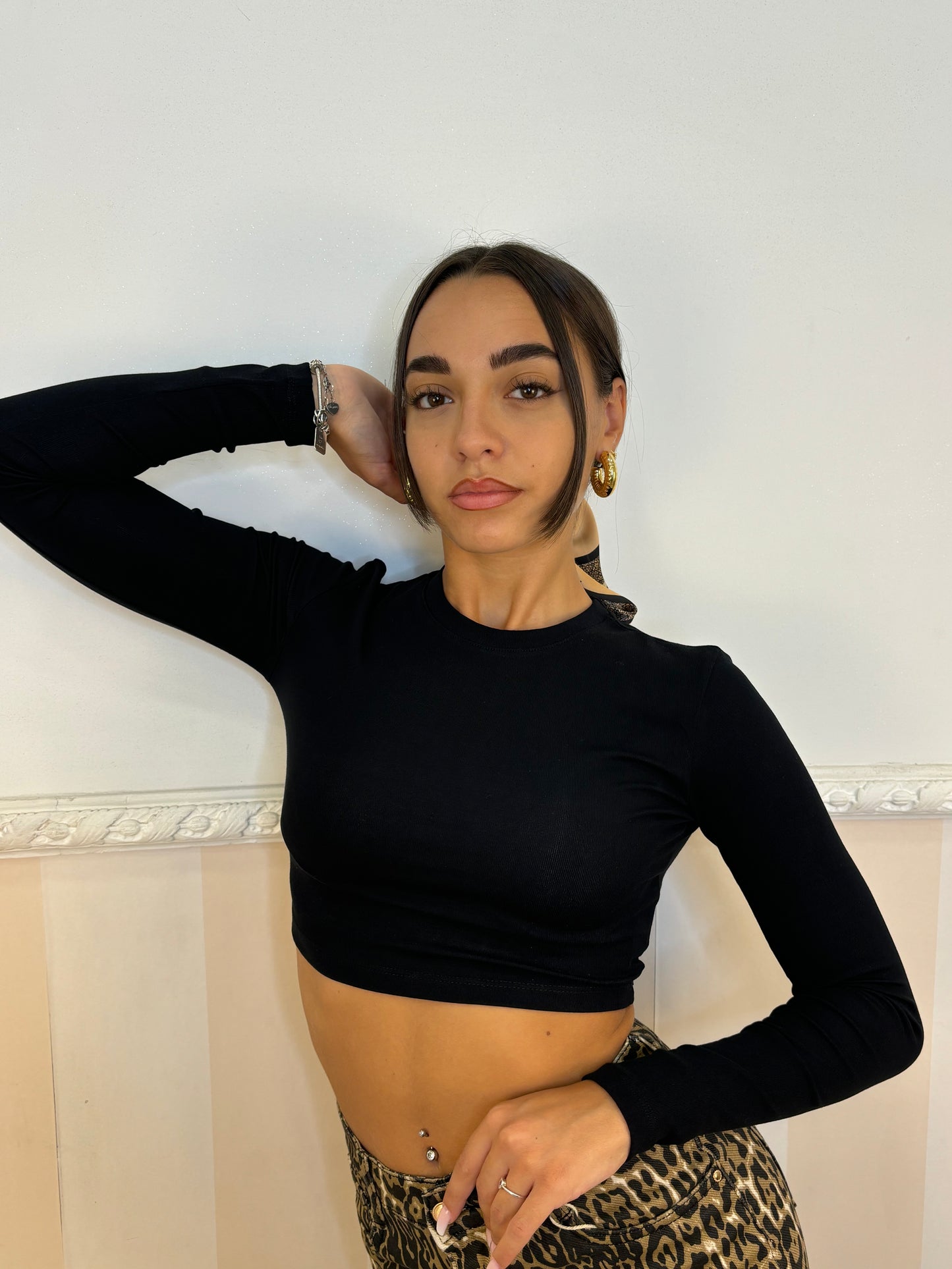 Maglia CROP BASIC vari colori LUMINA