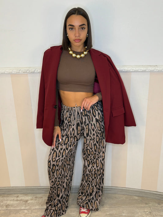 Pantalone leopardato